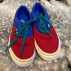 Multicolor low top vans